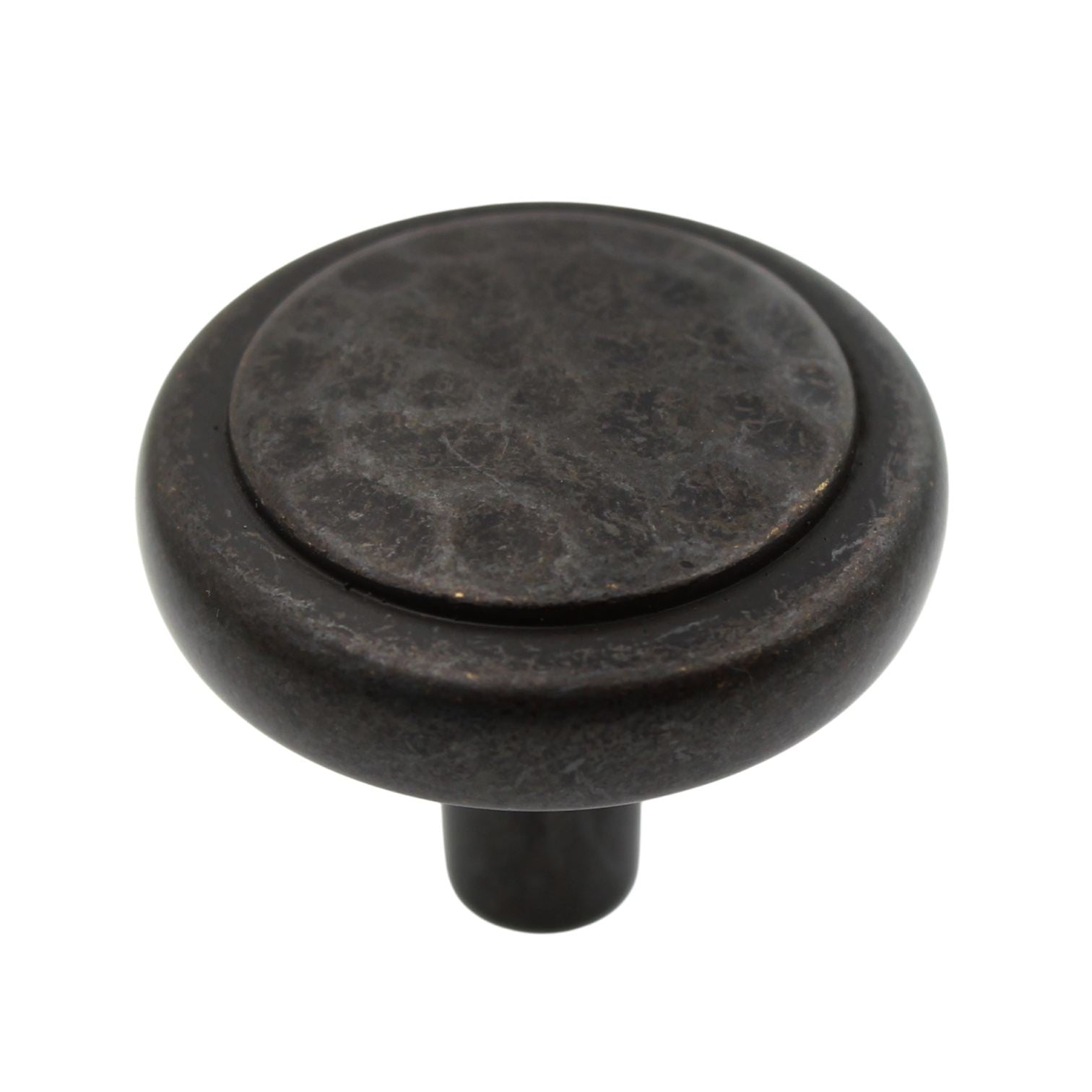Hickory Hardware Arts & Crafts Windover Antique 1 1/4" Hammered Cabinet Knob Pull P7528-WDA