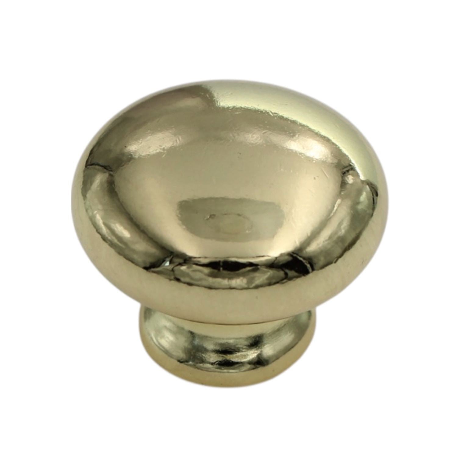 10 Pack Hickory Tranquility P770-3 Polished Brass 1 1/8" Cabinet Knob Pulls