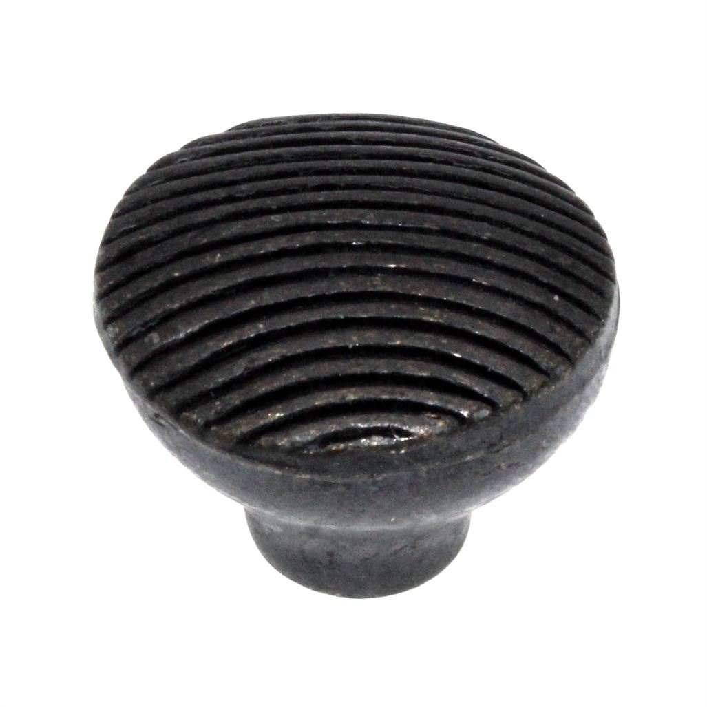 Belwith Hickory Hardware Gladstone Windover Antique Round Ridged 1" Knob PA1210-WOA
