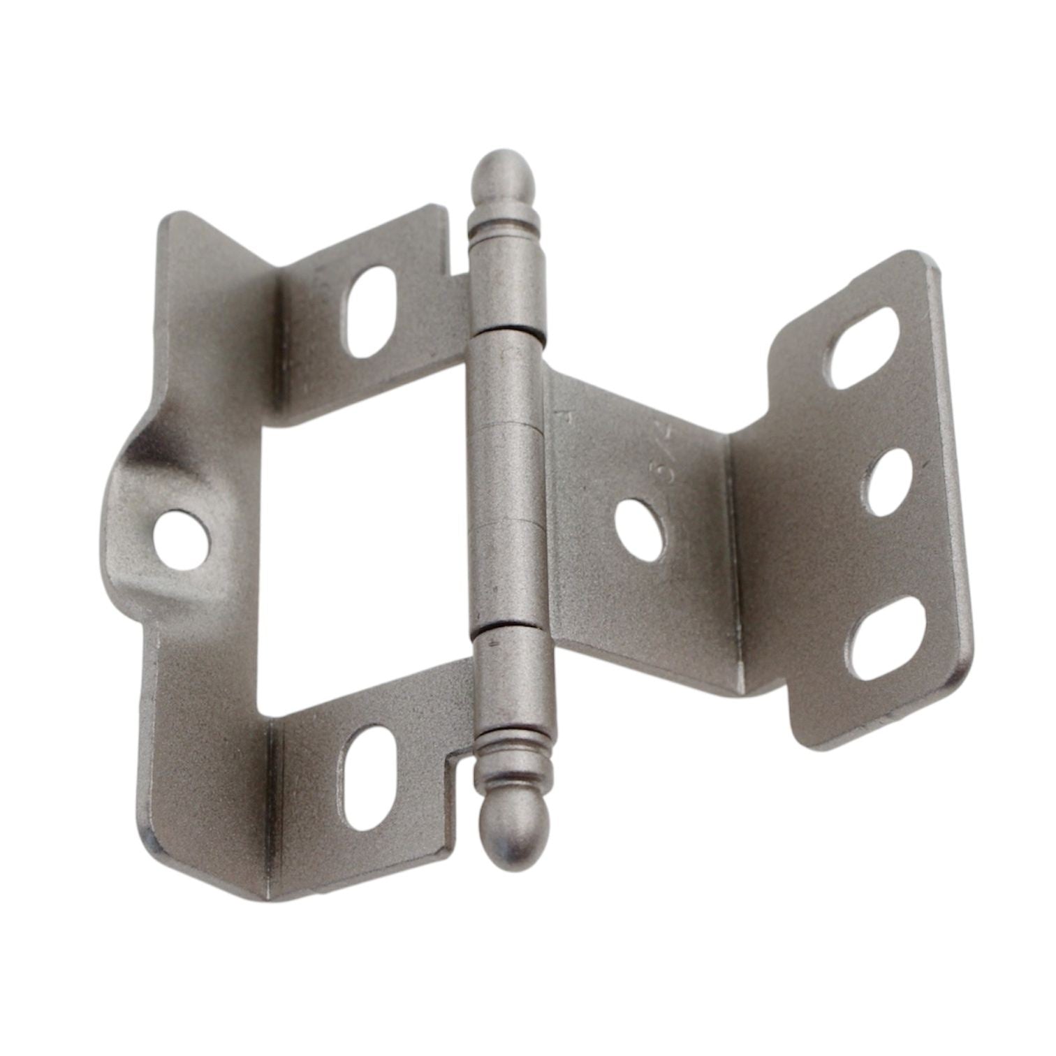 Amerock Champagne Full Inset Hinge 3/4" Door Full Wrap Ball Tip PK3175TB-CP