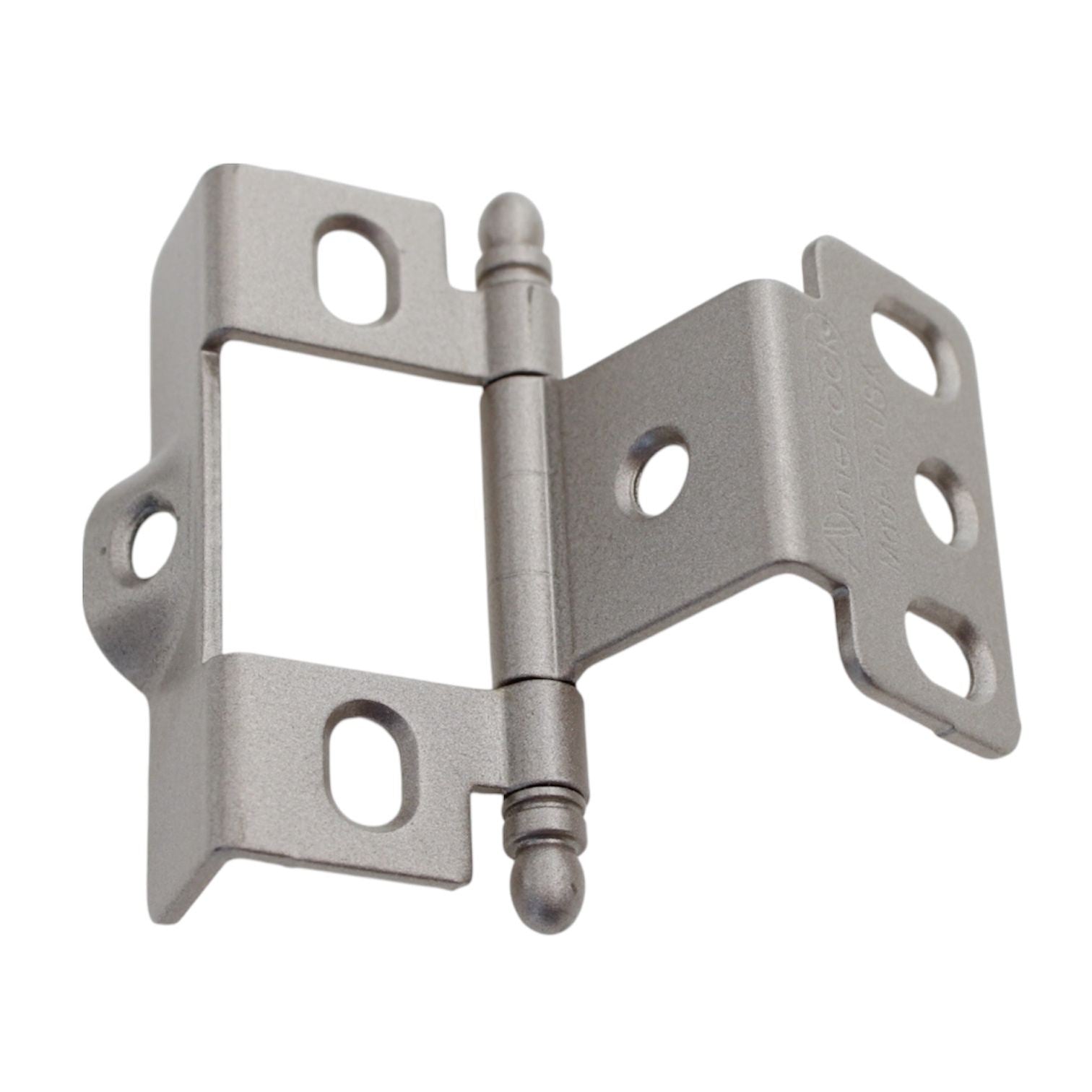 Amerock Champagne Full Inset Hinge 3/4" Door Full Wrap Ball Tip PK3175TB-CP