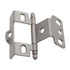 Amerock Champagne Full Inset Hinge 3/4" Door Full Wrap Ball Tip PK3175TB-CP