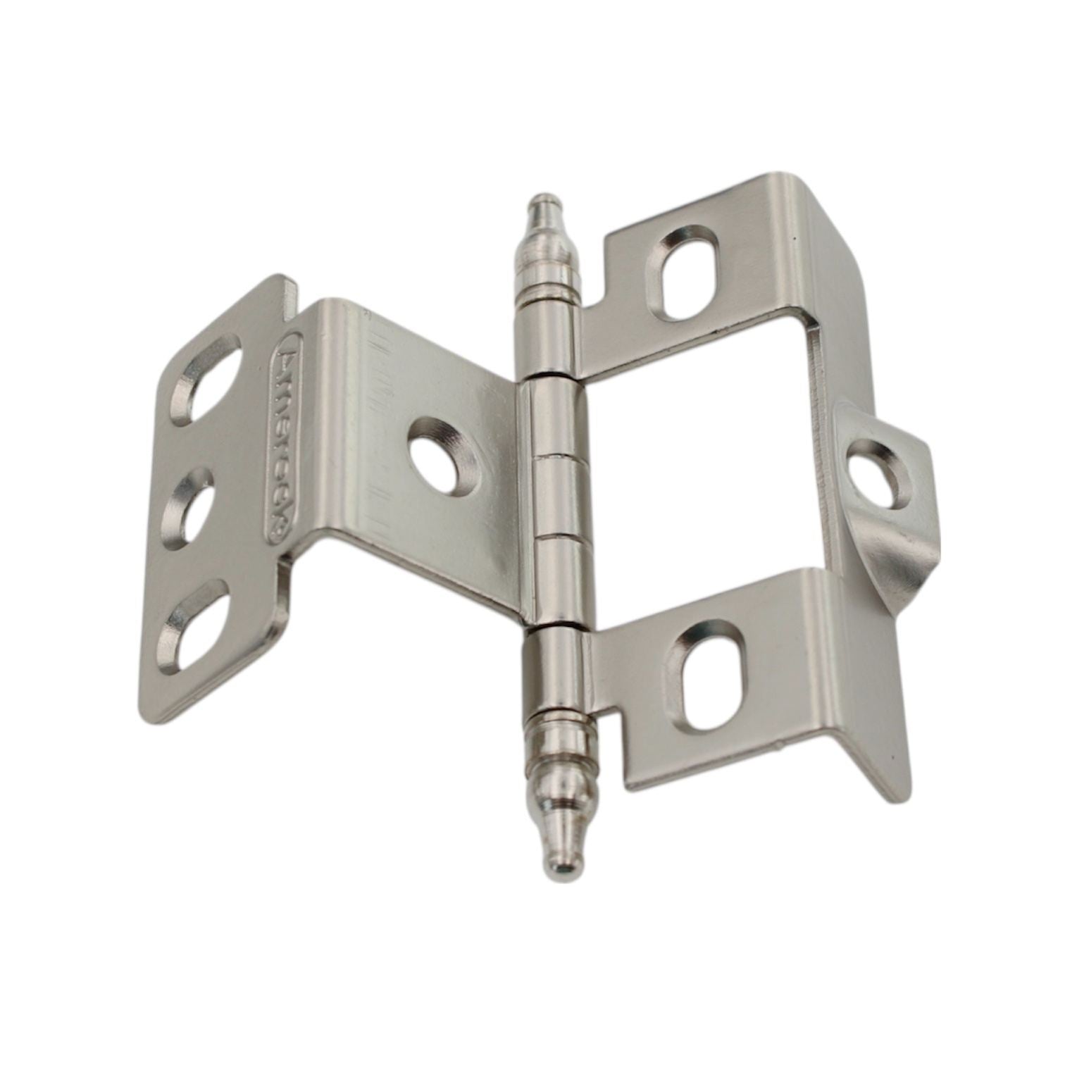 Amerock Satin Nickel Full Inset Hinge 3/4" Full Wrap Minaret Tip PK3175TM-G10