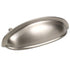 Century Hartford 13543-DSN Dull Satin Nickel 3"cc Cup Pull Drawer Handle