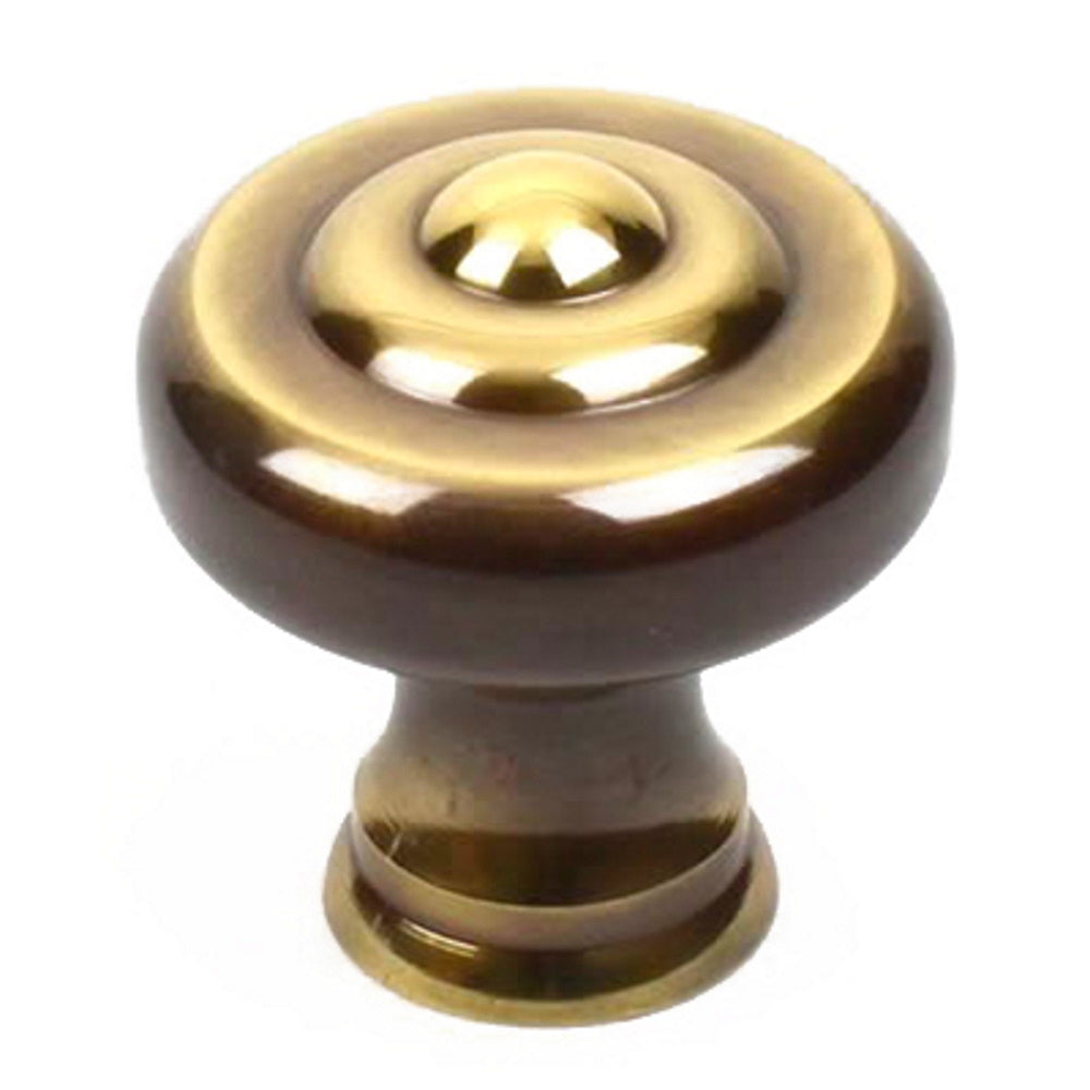 Century Yukon 18126-PA Polished Antique 1 1/4" Solid Brass Cabinet Knob Pull