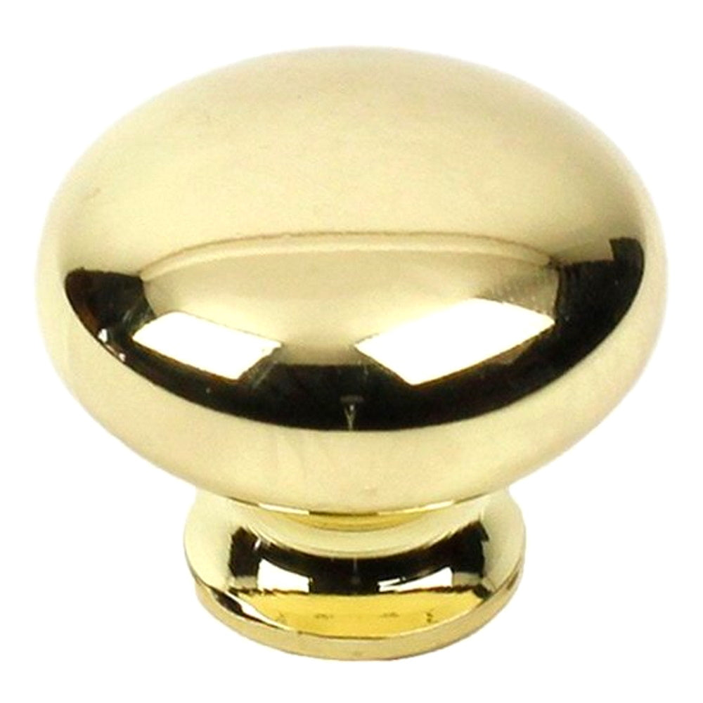 Century Hardware Milan 20606-3 Tirador de perilla para gabinete de latón pulido de 1 1/4"