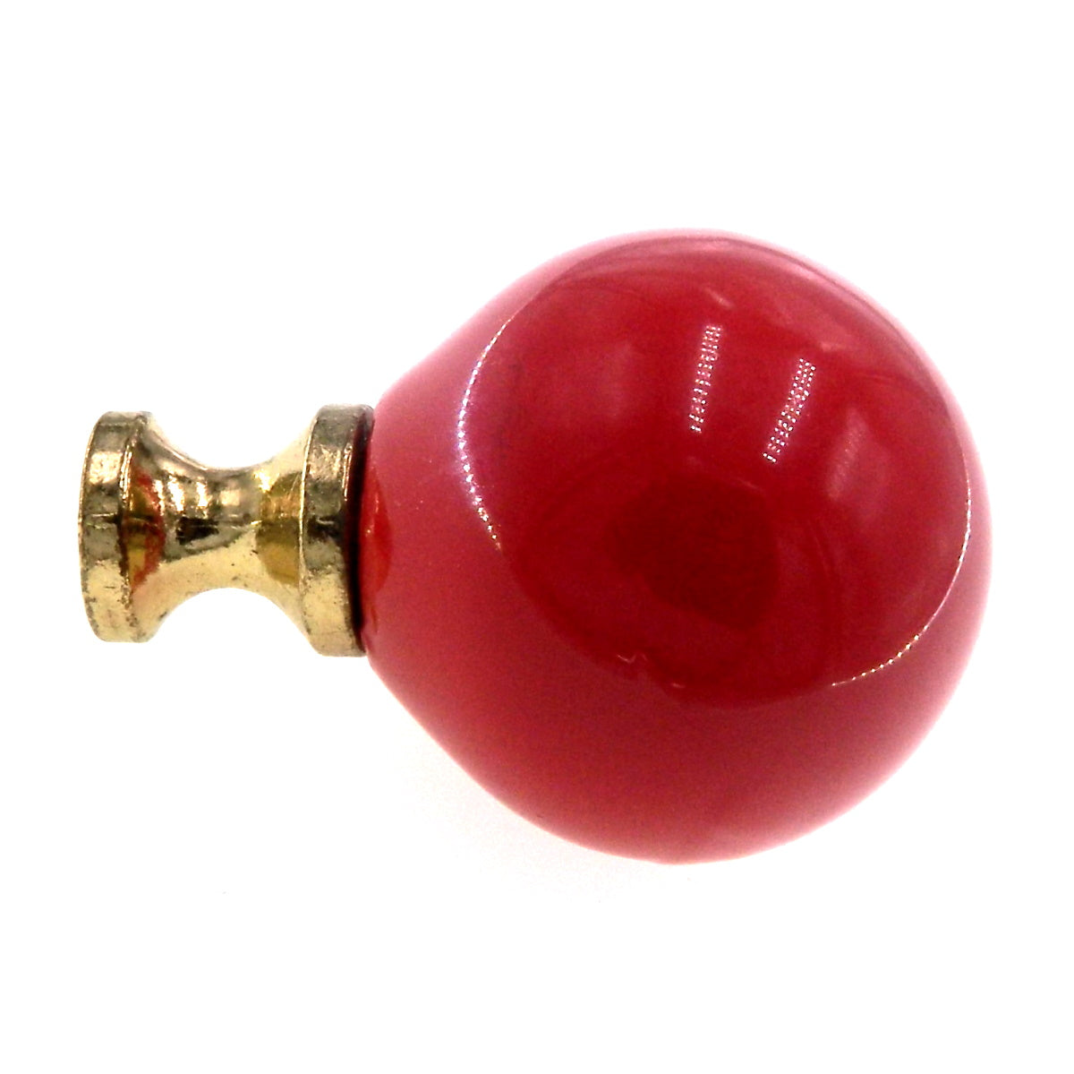 Vintage Amerock Allison Red 1 1/4" Round Cabinet Knob 219RED
