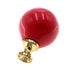 Vintage Amerock Allison Red 1 1/4" Round Cabinet Knob 219RED
