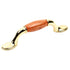 Century Yaletown 25333-3MO Bright Brass and Oak 3"cc Arch Pull Cabinet Handle