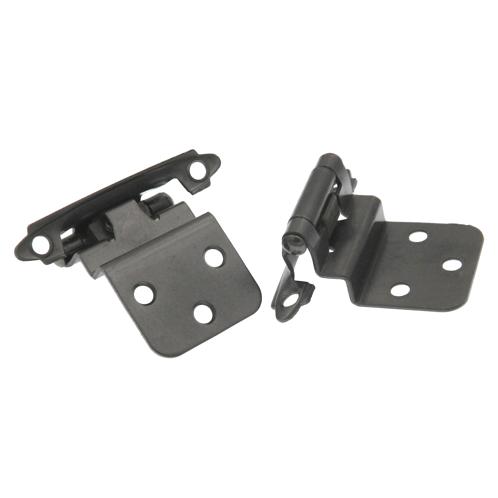 Bisagras empotradas de 3/8" con cierre automático y montaje frontal Ultra 34909, 1 par
