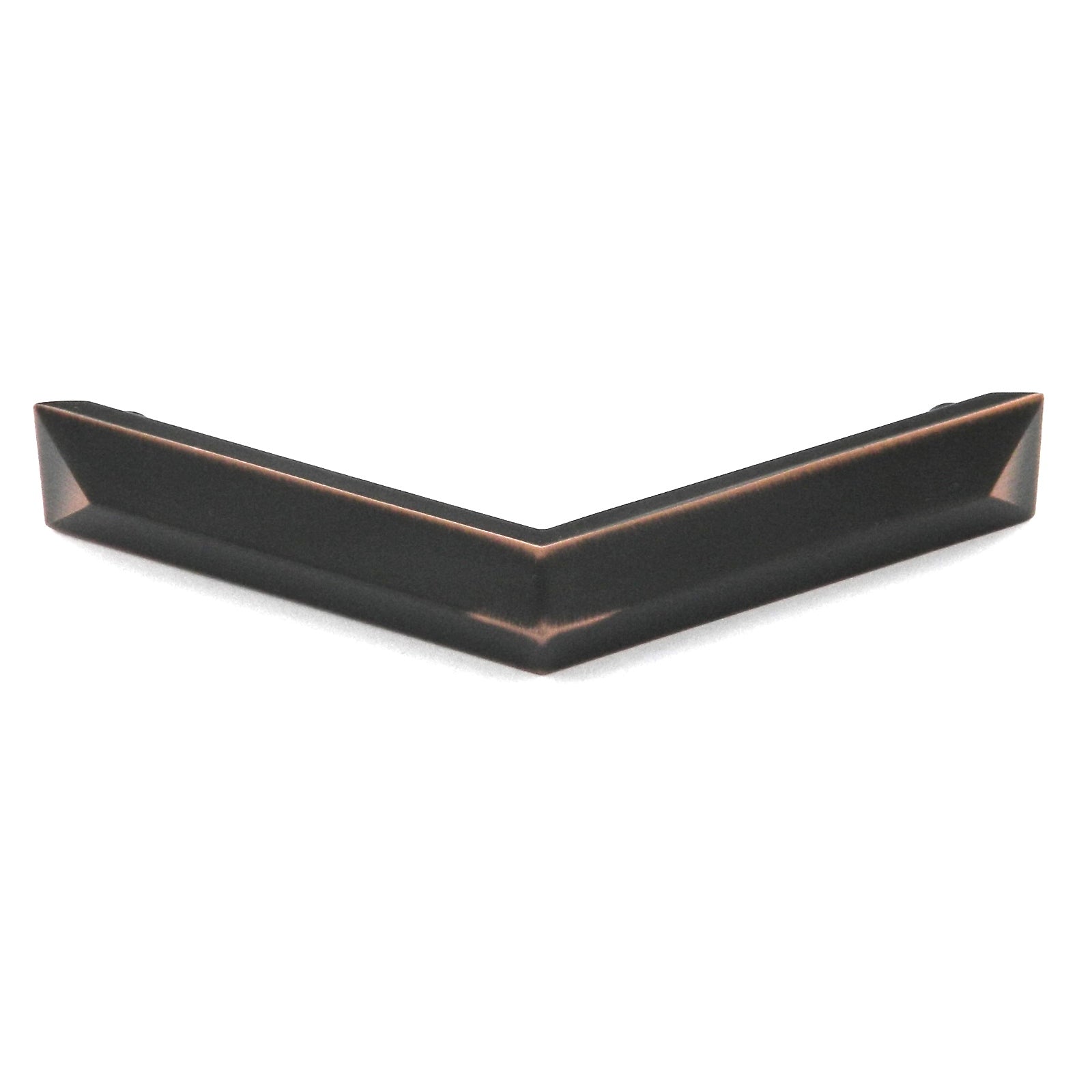 Keeler Bungalow Tirador de manija para gabinete de bronce frotado con aceite resaltado de 3 3/4 "(96 mm) cc 55514-9225