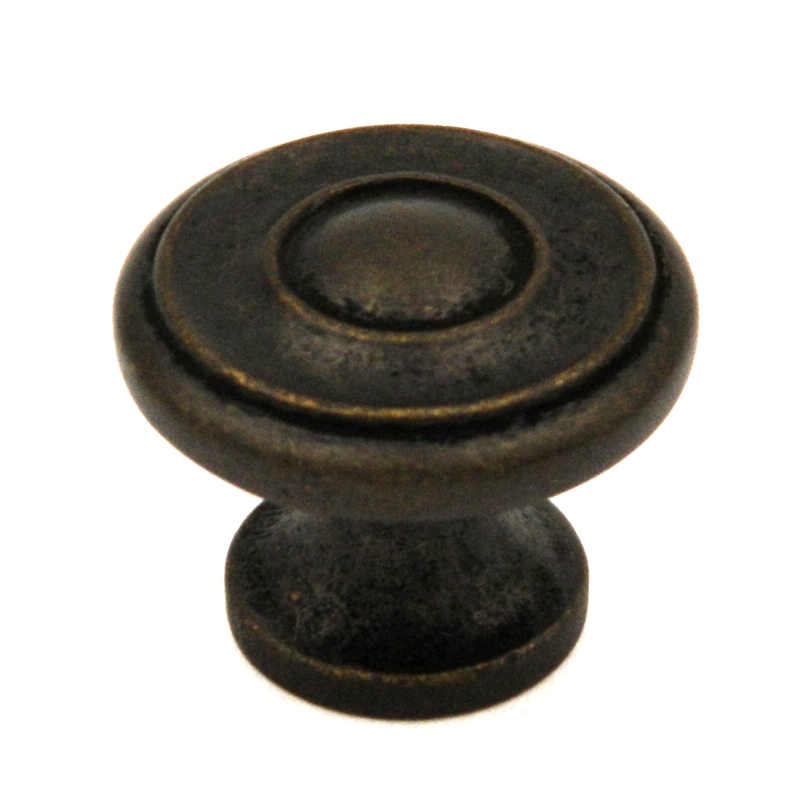 Hickory Blacksmith Windover Antique 1 1/4 pulgadas perilla de gabinete P3500-WOA, paquete de 10