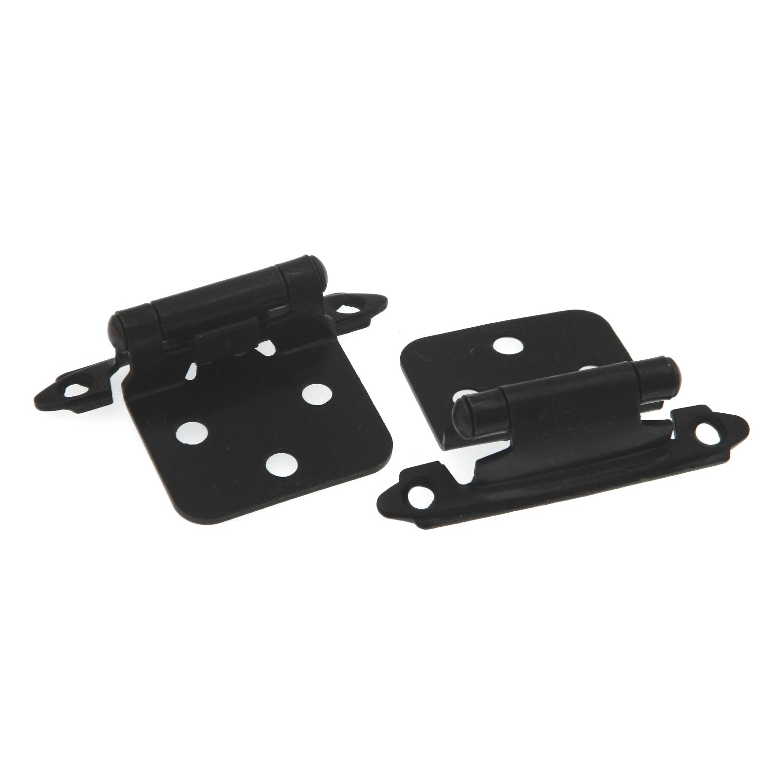 Hardware House 64-4229 - Bisagras de empotrar variables con cierre automático, montaje frontal, 1 par