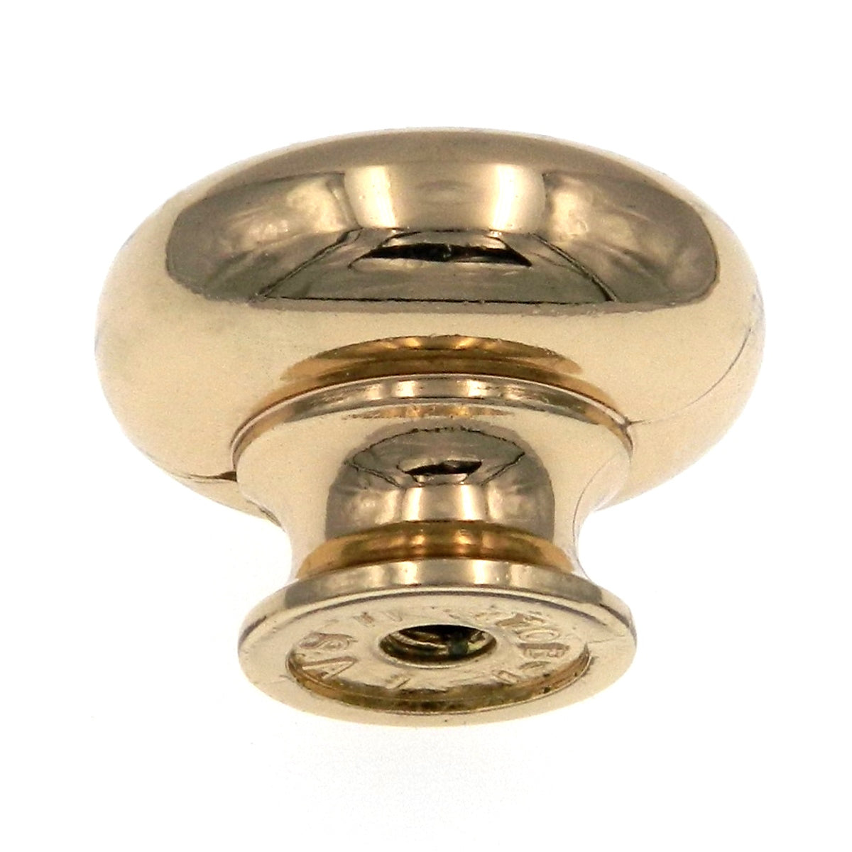 Amerock Allison Bright Brass Designer 1 1/16" Round Cabinet Knob 69267