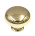 Amerock Allison Bright Brass Designer 1 5/16" Round Cabinet Knob 69268