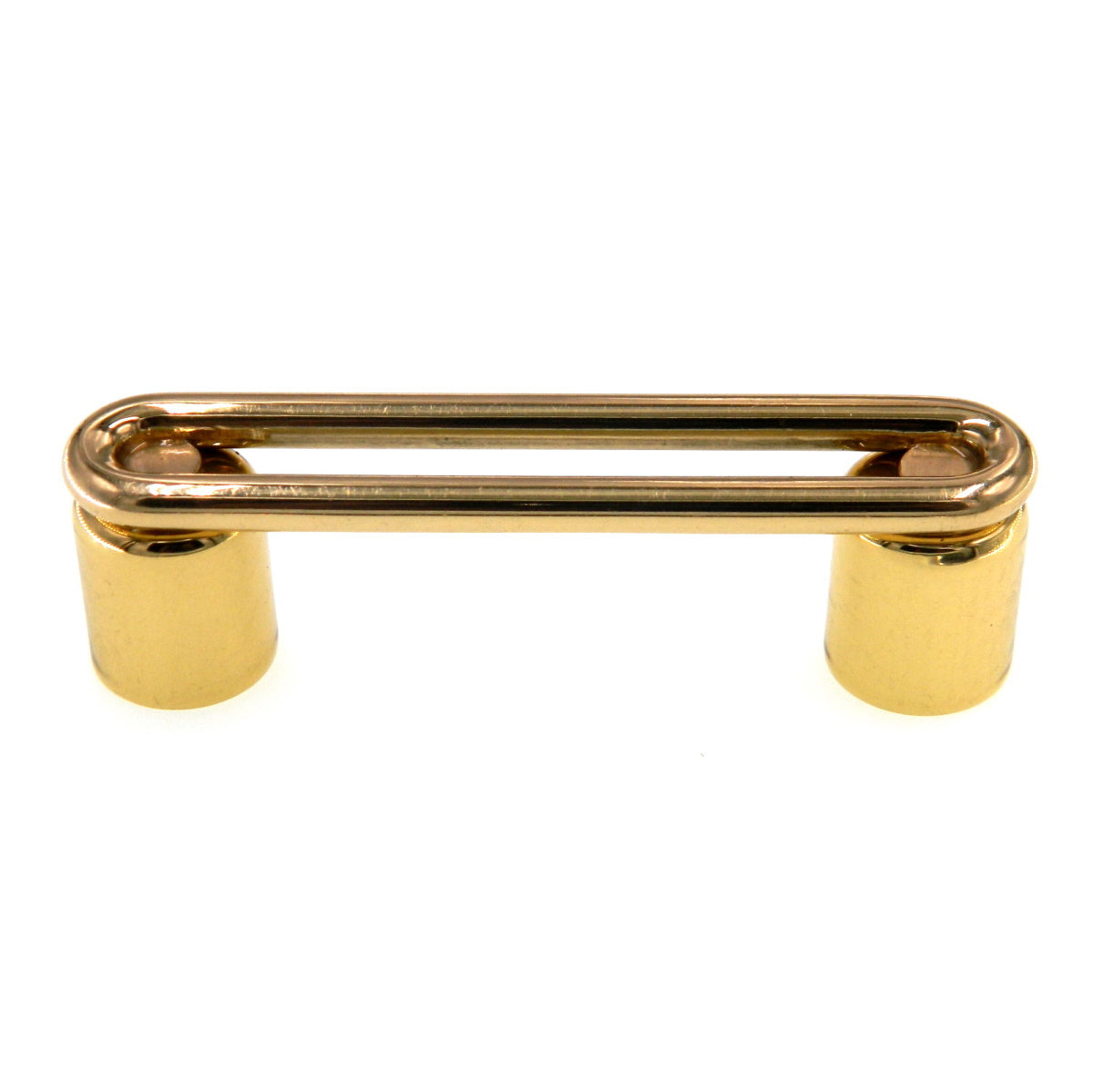 Vintage Amerock Fusital Solid Brass 2 1/2" cc Bar Pull Cabinet Pull A31-B-3