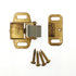 Vintage Amerock Bright Brass Large Cabinet Roller Catch A9745-3