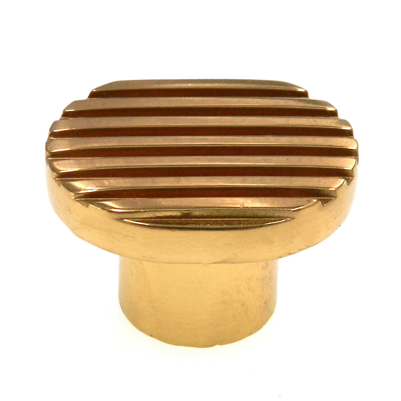 Vintage Amerock Fusital latón macizo 1-1/4" perilla de gabinete grabada tire B32-B-3