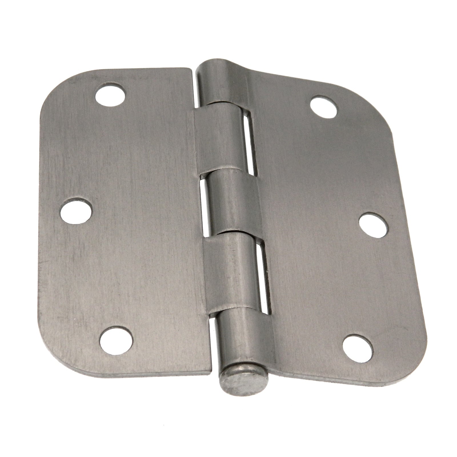 Warwick 3 1/2" Door Hinge 5/8" Radius Corner Satin Nickel BDA3012SN