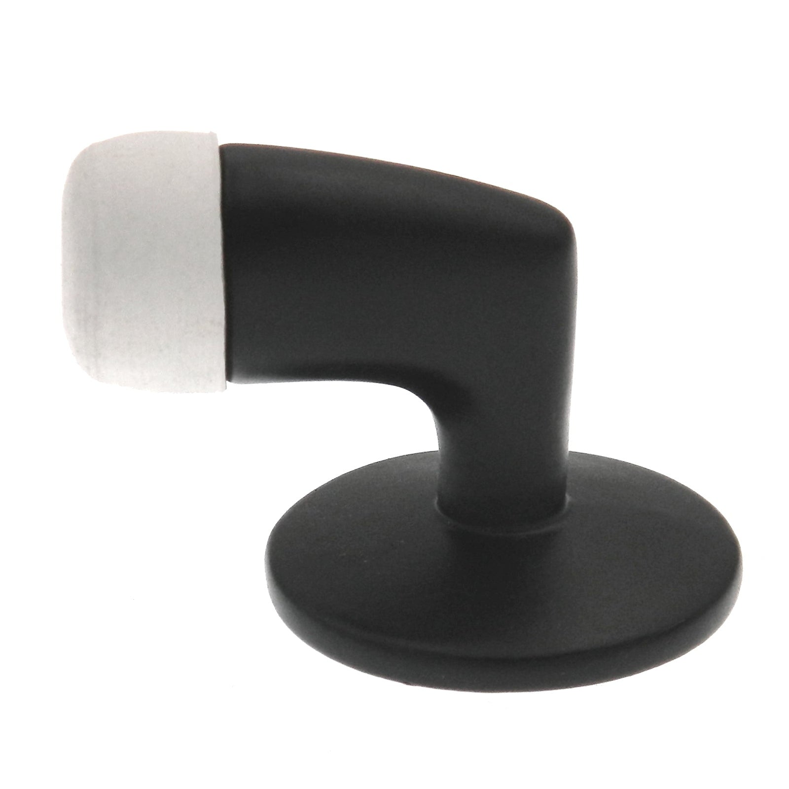 Warwick BH2009BL - Tope para puerta con cuello de ganso, 1 1/4 pulgadas de alto, color negro
