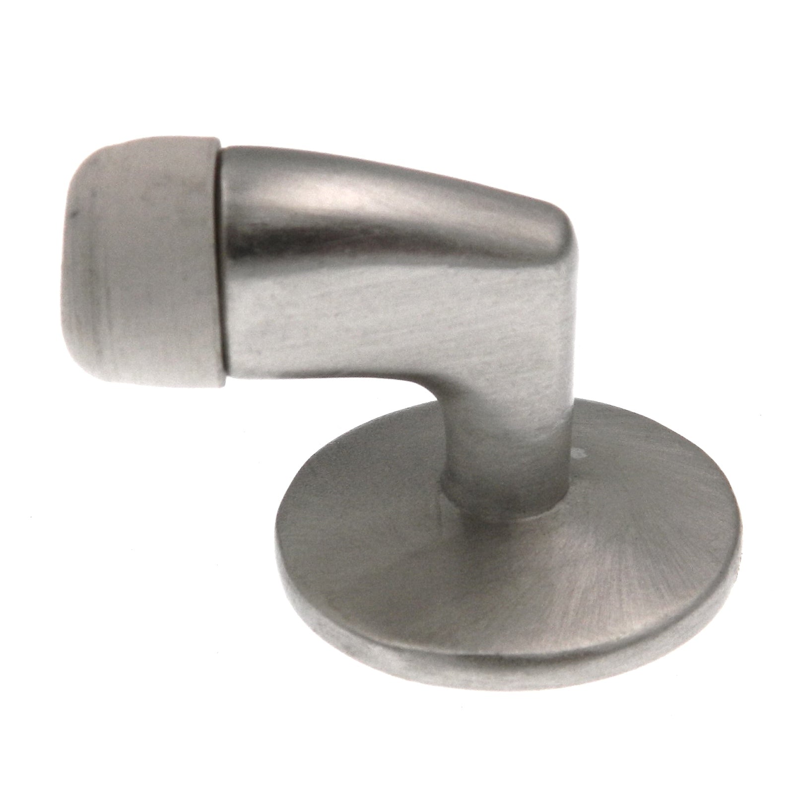 Warwick BH2009SN - Tope para puerta con cuello de ganso, 1 1/4 pulgadas de alto, níquel satinado