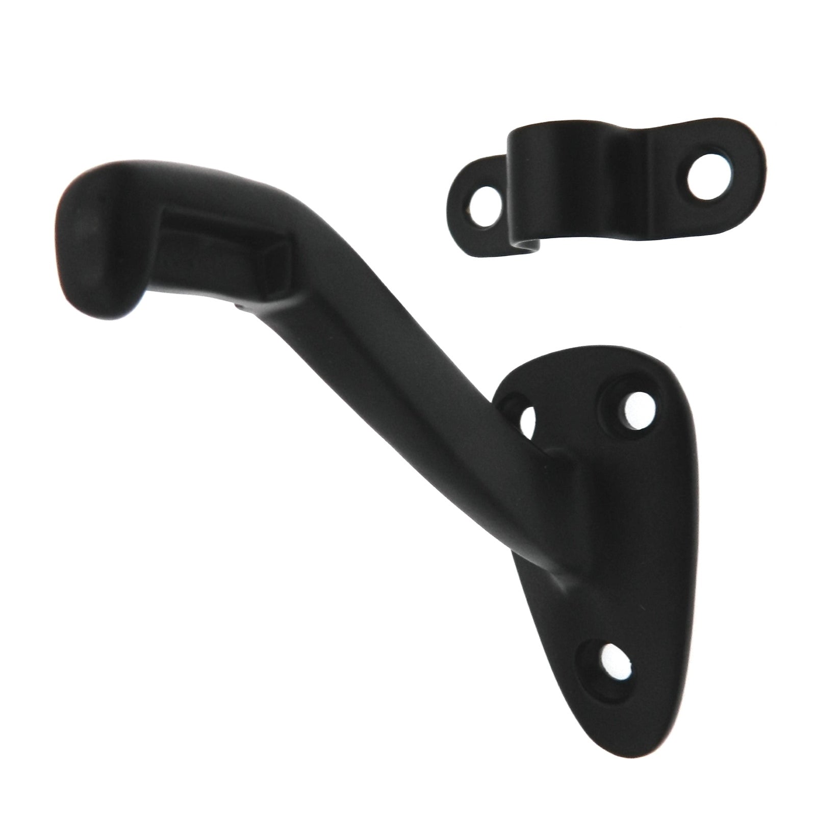 Warwick BH2017BL - Soporte para pasamanos de escalera, color negro, resistente, 2 3/4"