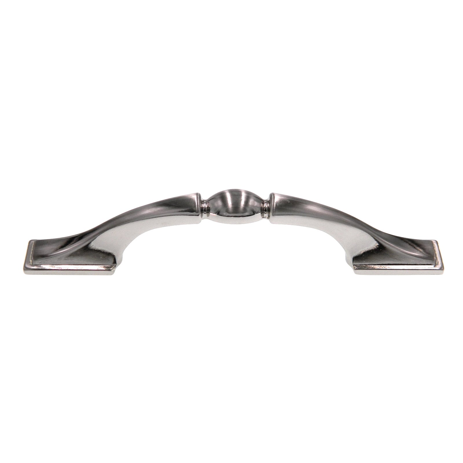 Amerock Brass & Sterling Traditions BP1302-G9 Sterling Nickel 3"cc Handle Pull