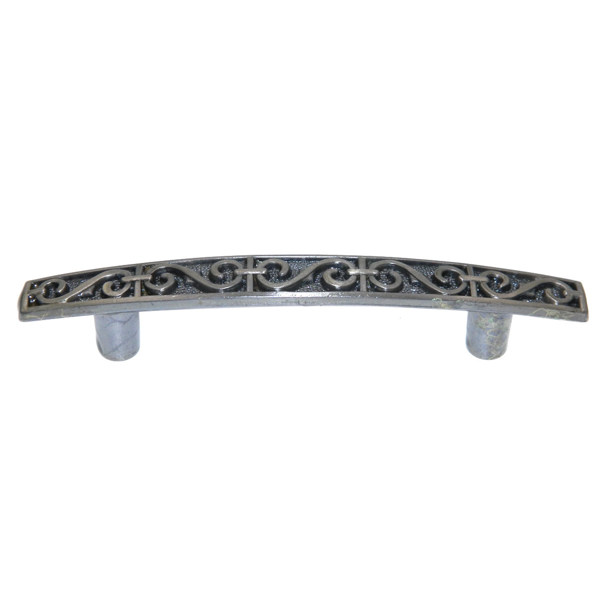 Vintage Amerock Renaissance Galleon Silver 3"cc Cabinet Bar Pull Handle BP142-39