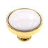 Amerock Advantage Bright Brass, Almond 1-1/4" Round Cabinet Knob Pull BP1422-30A