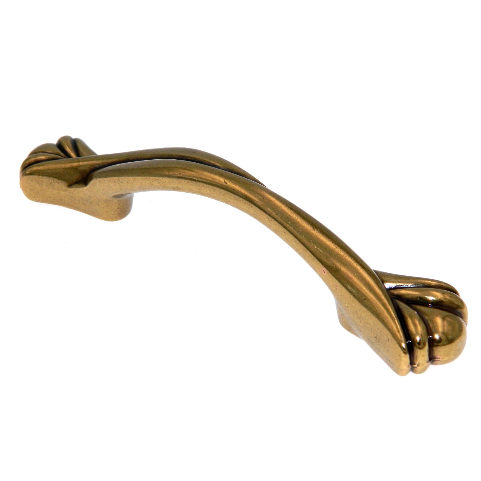 Amerock Expressions BP1471-R1 Tirador para gabinete Regency Brass de 3" y 3 3/4"cc (96 mm)