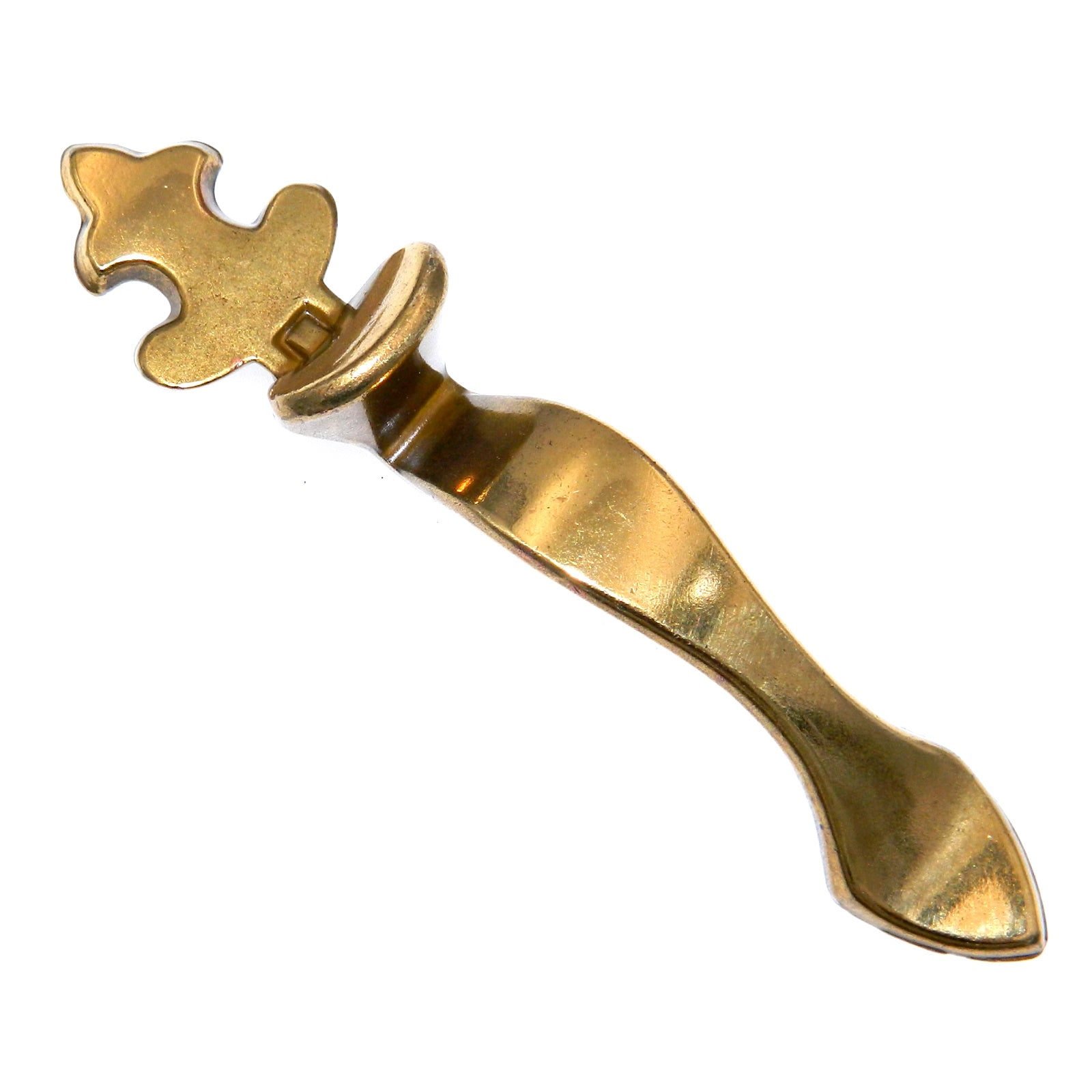 Amerock Colonnade BP156-R1 Regency Brass 3"cc Cabinet Handle Thumb Pitcher Pull