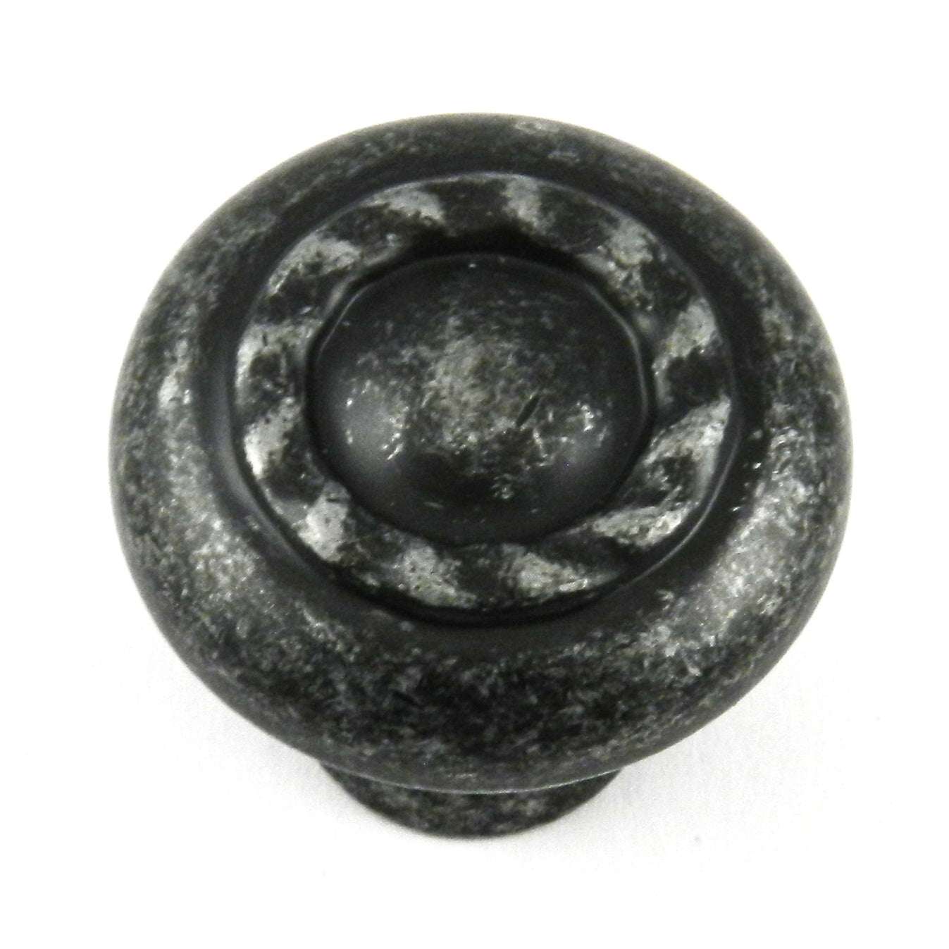 Amerock Inspirations Rope Design Wrought Iron Dark 1 1/4" Cabinet Knob BP1585-WID