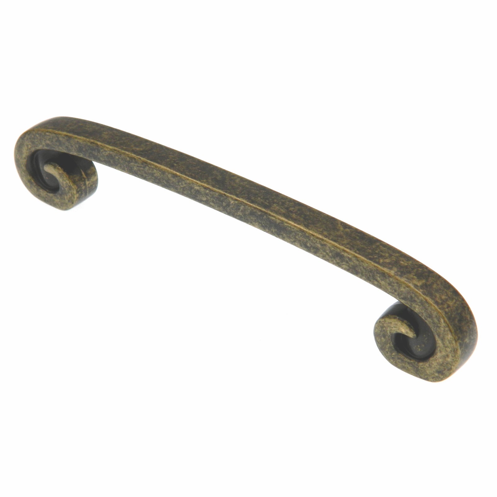 Amerock Swirl'Z BP19260-R2 Tirador de manija de gabinete en forma de remolino de latón desgastado de 5 "(128 mm)