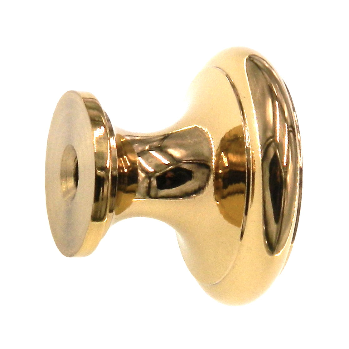 Amerock Advantage Bright Brass 1-1/4" Round Cabinet Knob Pull BP1961-B