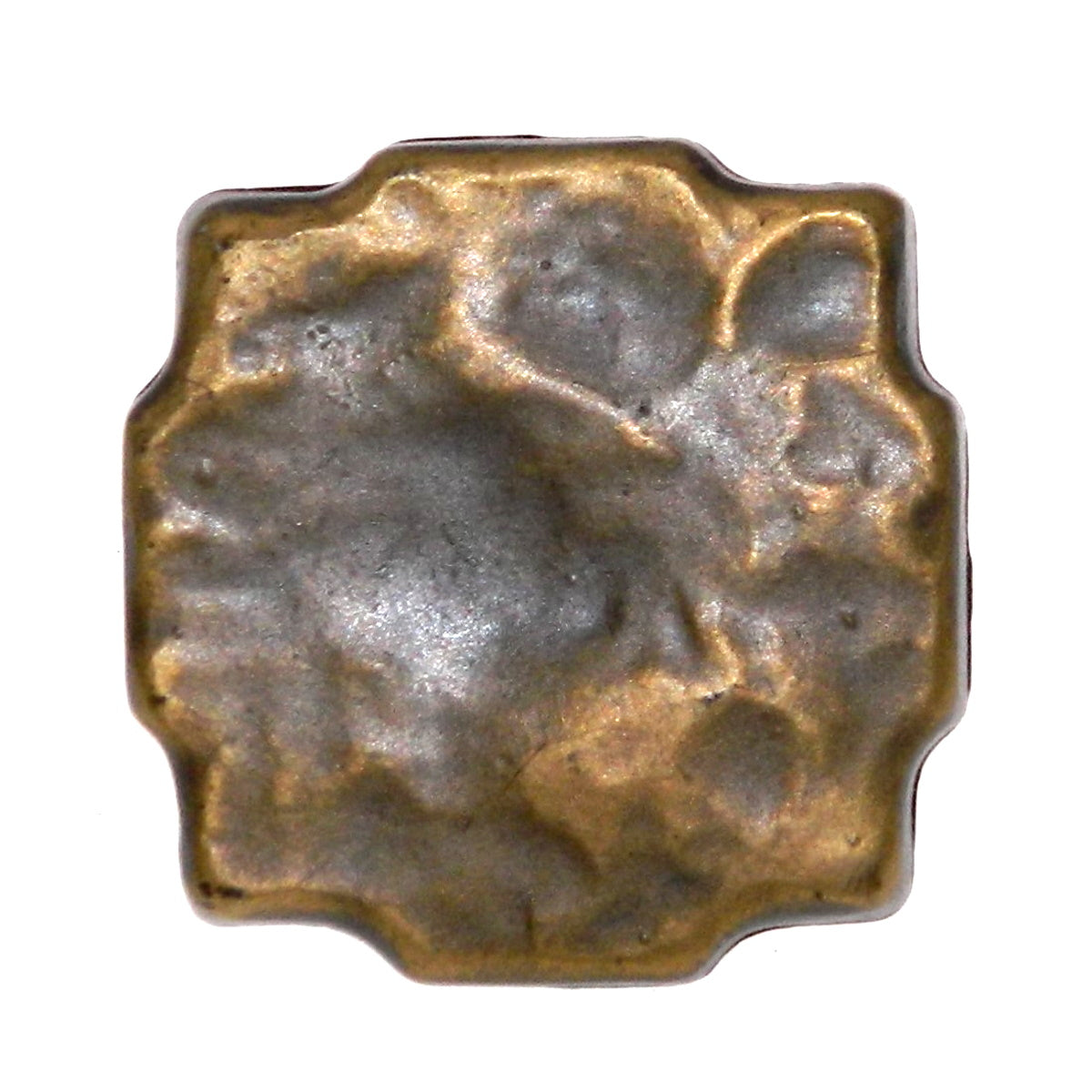 Vintage Amerock Pioneer Antique English 1 1/8" Square Cabinet Knob BP208-AE