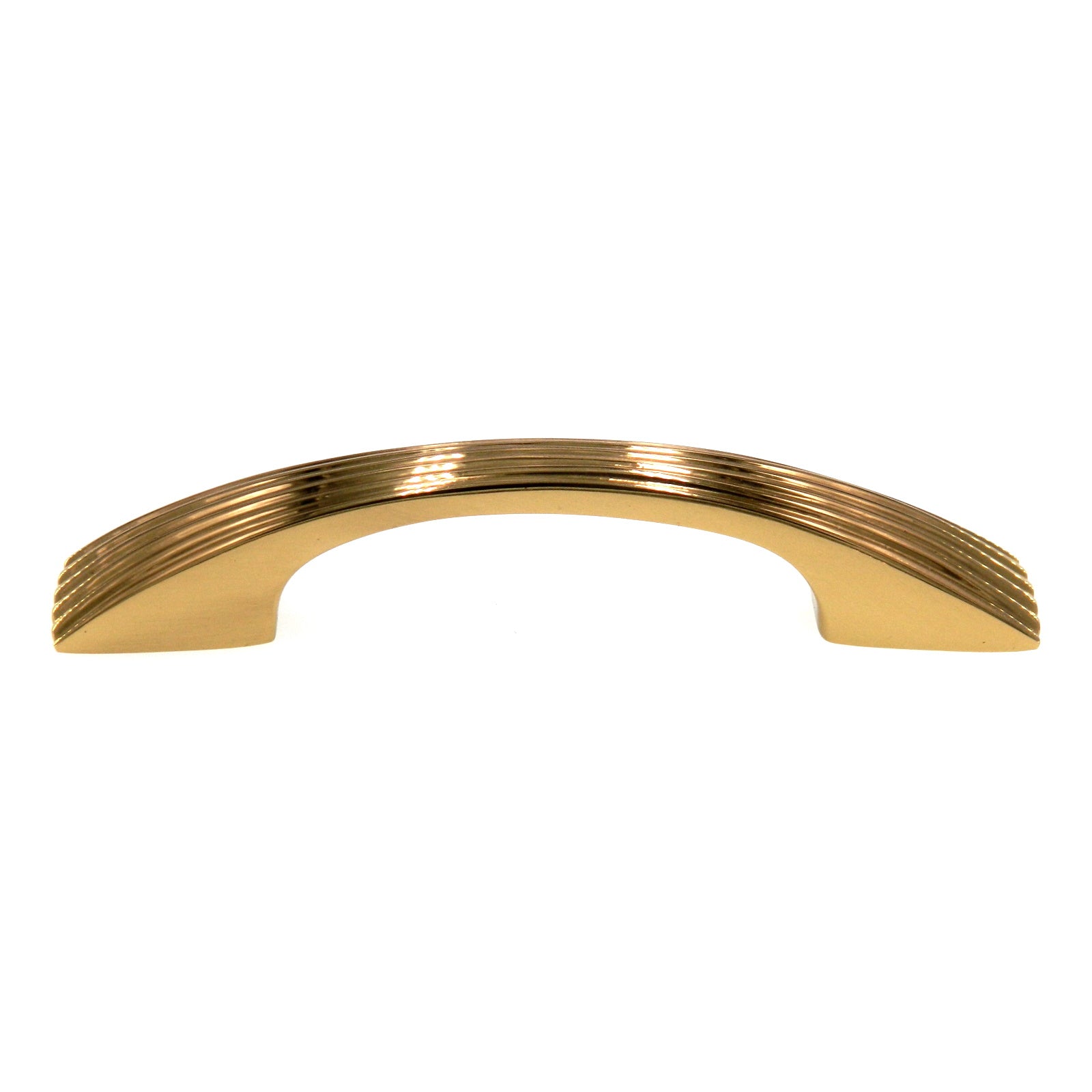 Amerock Heritage Bright Brass 3 3/4" (96mm)cc Arch Pull Cabinet Handle BP2374-B