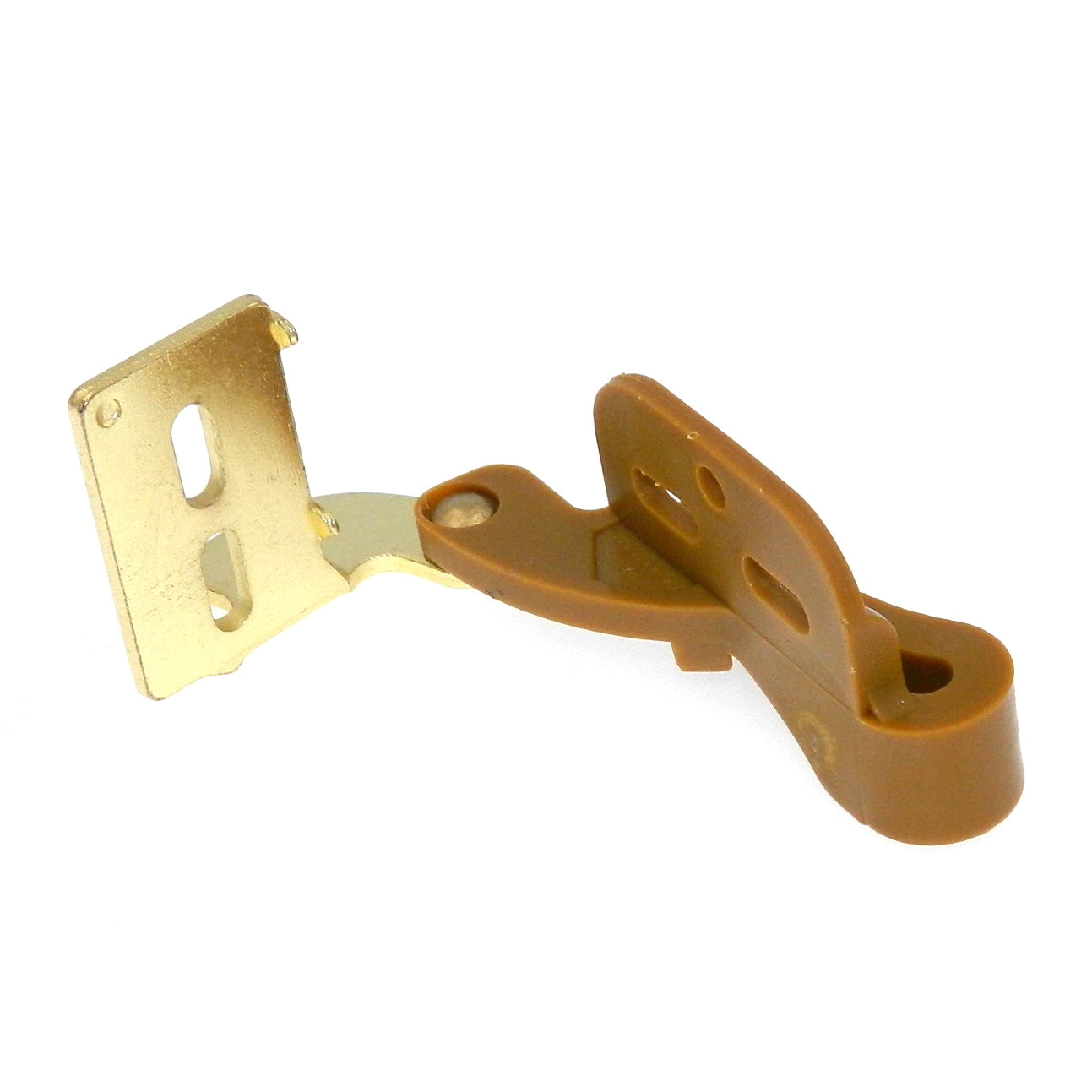 Par de bisagras de cuchillo con cierre automático Amerock BP2606-3 de latón brillante de 1/2"