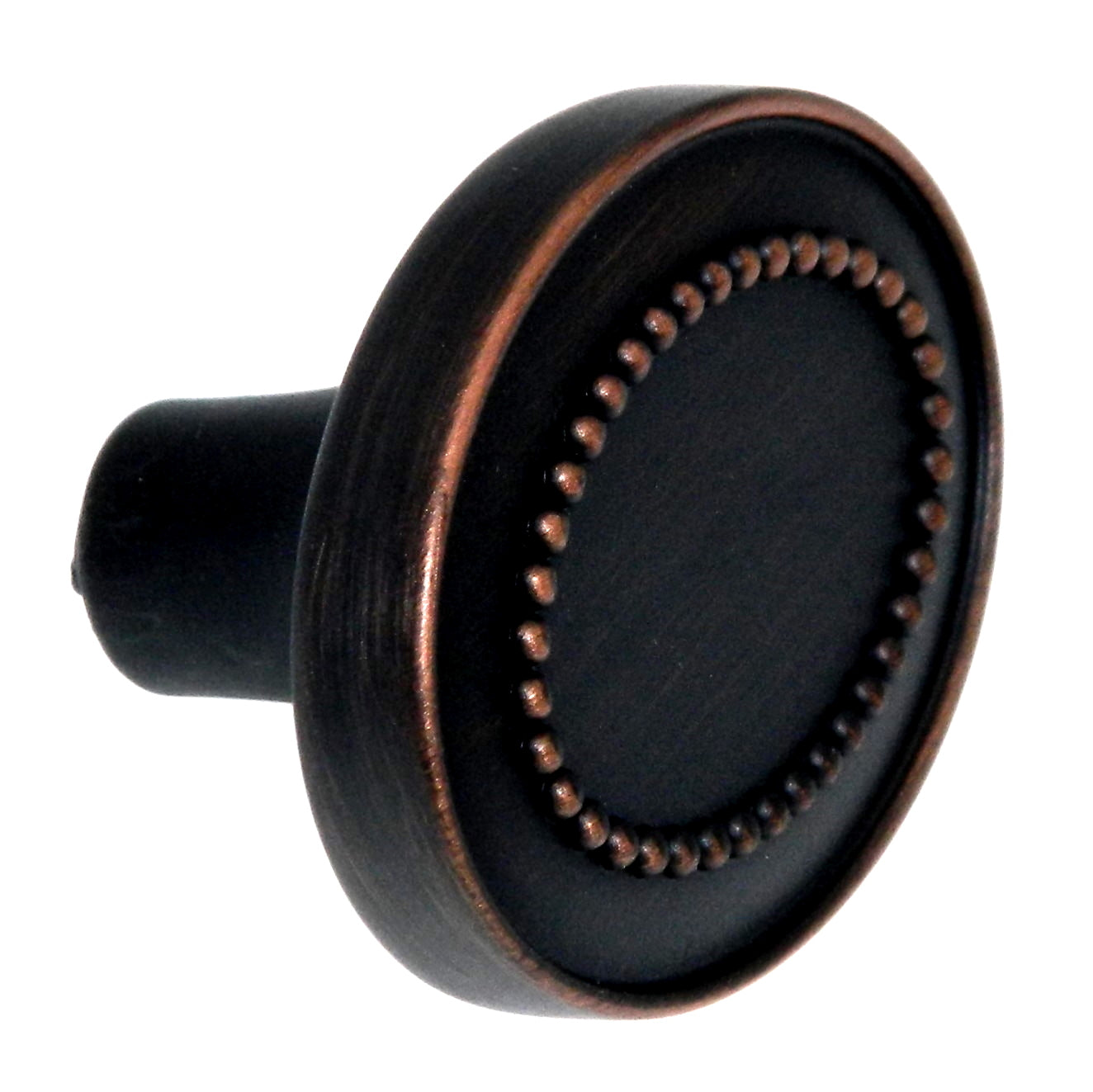 Amerock Opulence Oil-Rubbed Bronze 1 3/8" Dotted Cabinet Pull Knob BP26133ORB