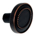 Amerock Opulence Oil-Rubbed Bronze 1 3/8" Dotted Cabinet Pull Knob BP26133ORB