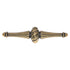 Vintage Amerock LaCroix Burnished Brass 3"cc Cabinet Bar Pull Handle BP290-BB
