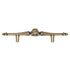 Vintage Amerock LaCroix Burnished Brass 3"cc Cabinet Bar Pull Handle BP290-BB