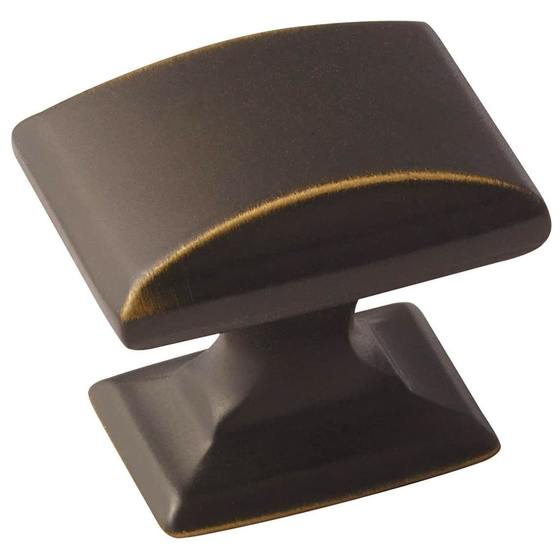 Amerock Candler BP29340VB - Perilla cuadrada para gabinete (bronce veneciano, 1 1/4 pulgadas)