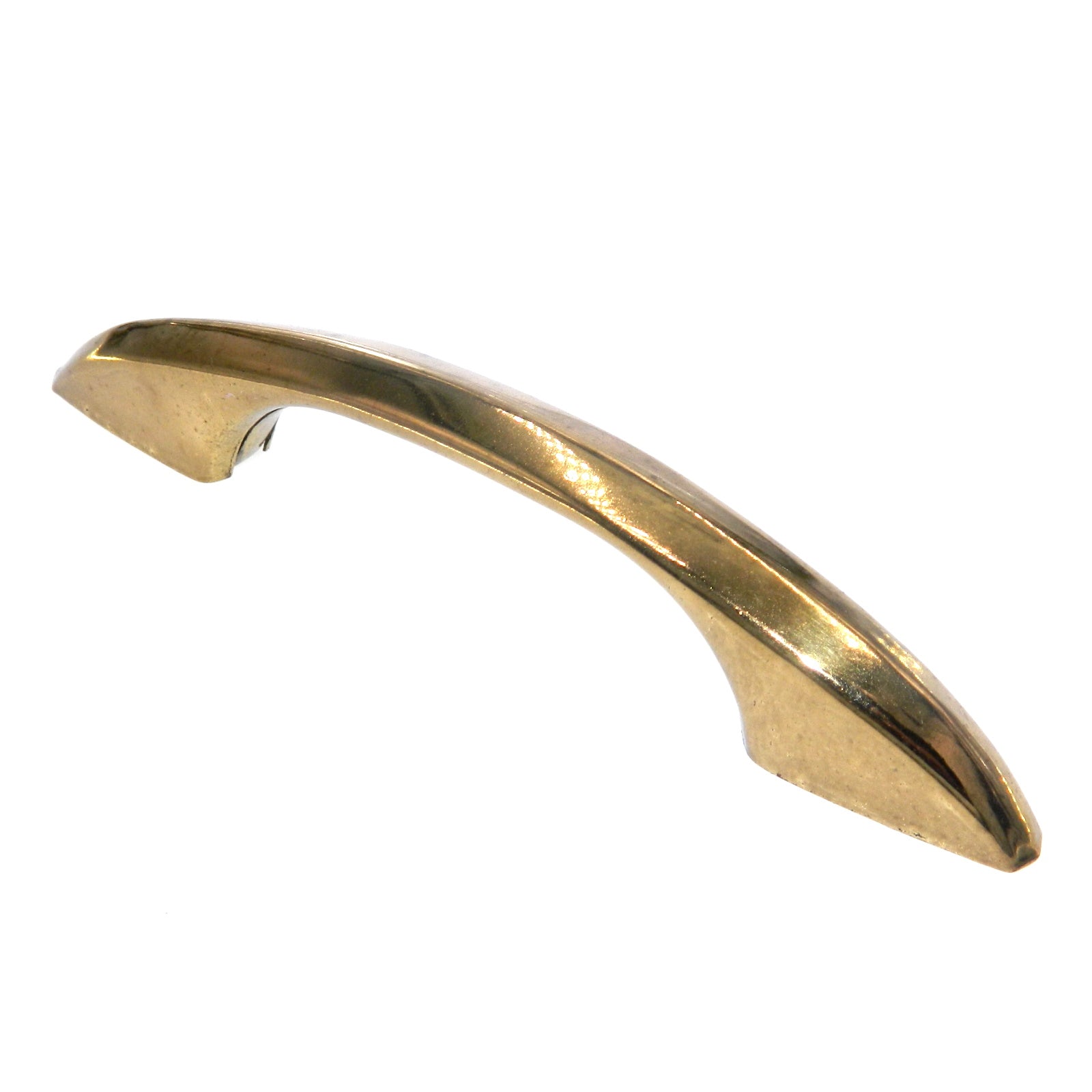 Vintage Amerock Vintage Polished Brass 3"cc Cabinet Arch Pull Handle BP326-3