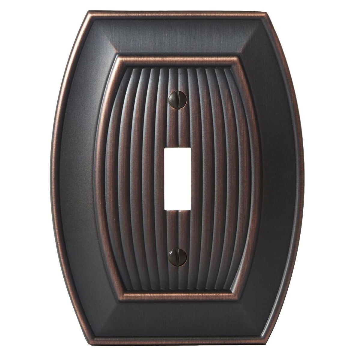 Amerock Sea Grass BP36528ORB - Placa de pared para interruptor de palanca, bronce aceitado