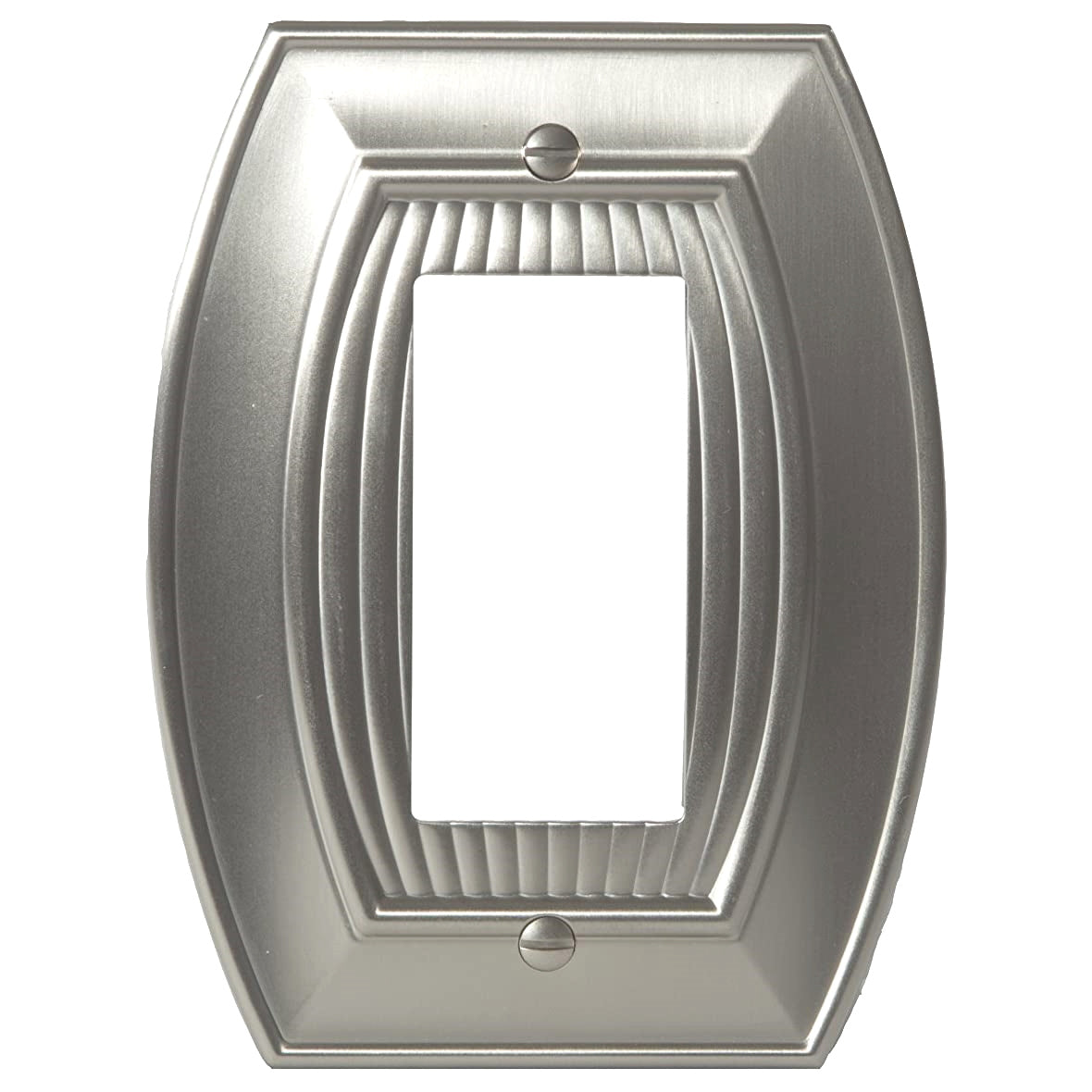 Amerock Sea Grass BP36532G10 - Placa de pared para interruptor basculante, níquel satinado