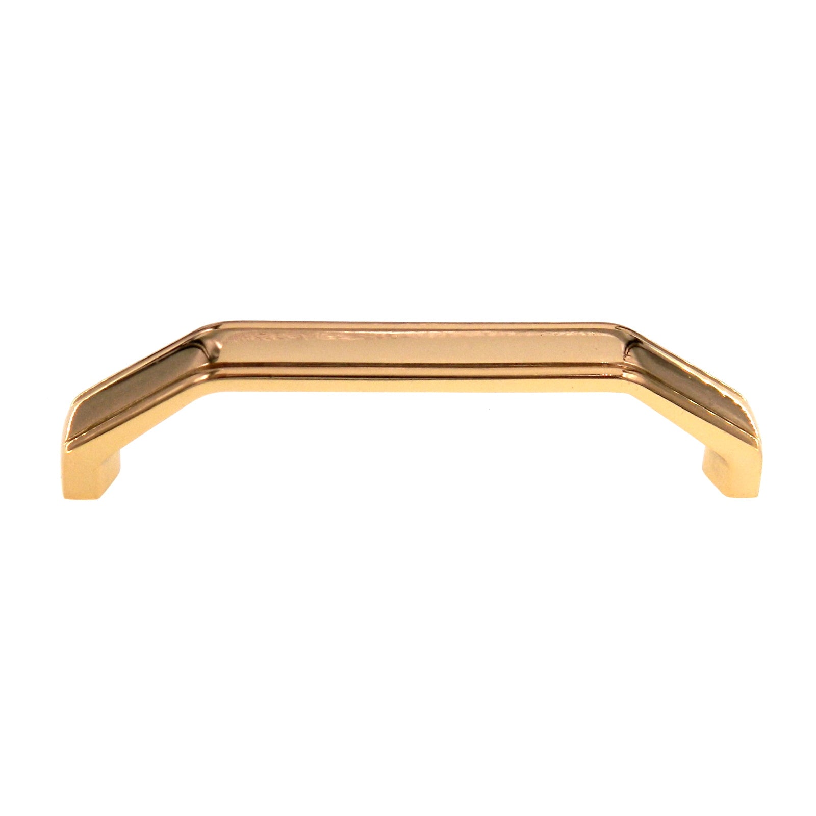 Amerock Classics Bright Brass 3 3/4" (96mm)cc Arch Pull Cabinet Handle BP4266-3