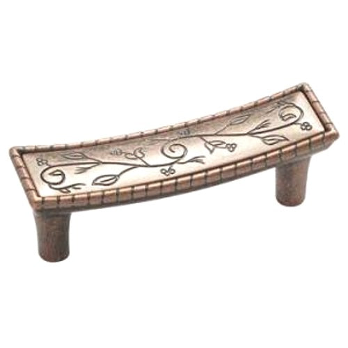 Amerock BP4465-WC Weathered Copper 3"cc Concave Cabinet Bar Pull Vineyard