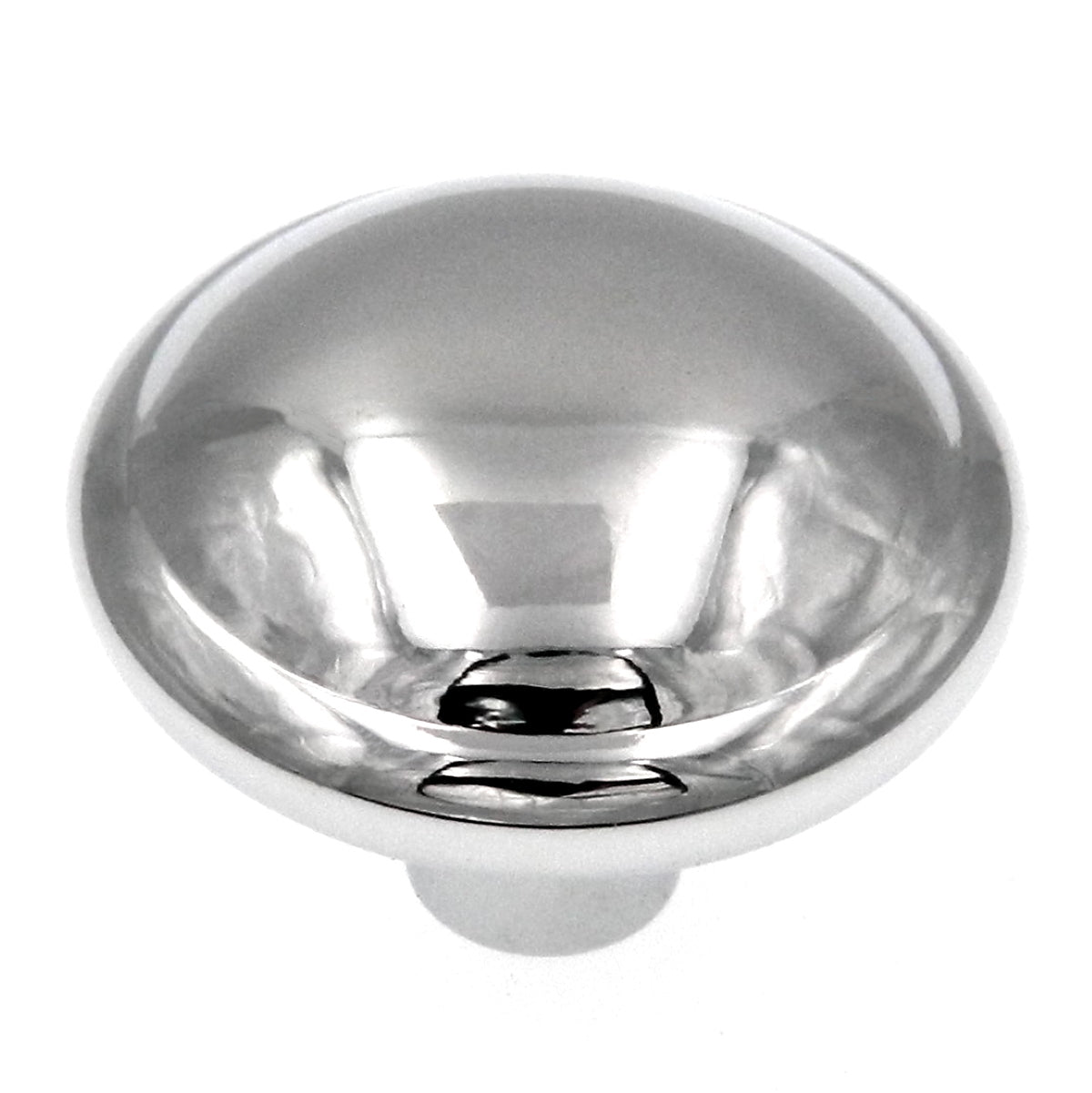 Amerock Allison BP5300026 - Pomo redondo para gabinete (cromo pulido, 1 1/4 pulgadas)