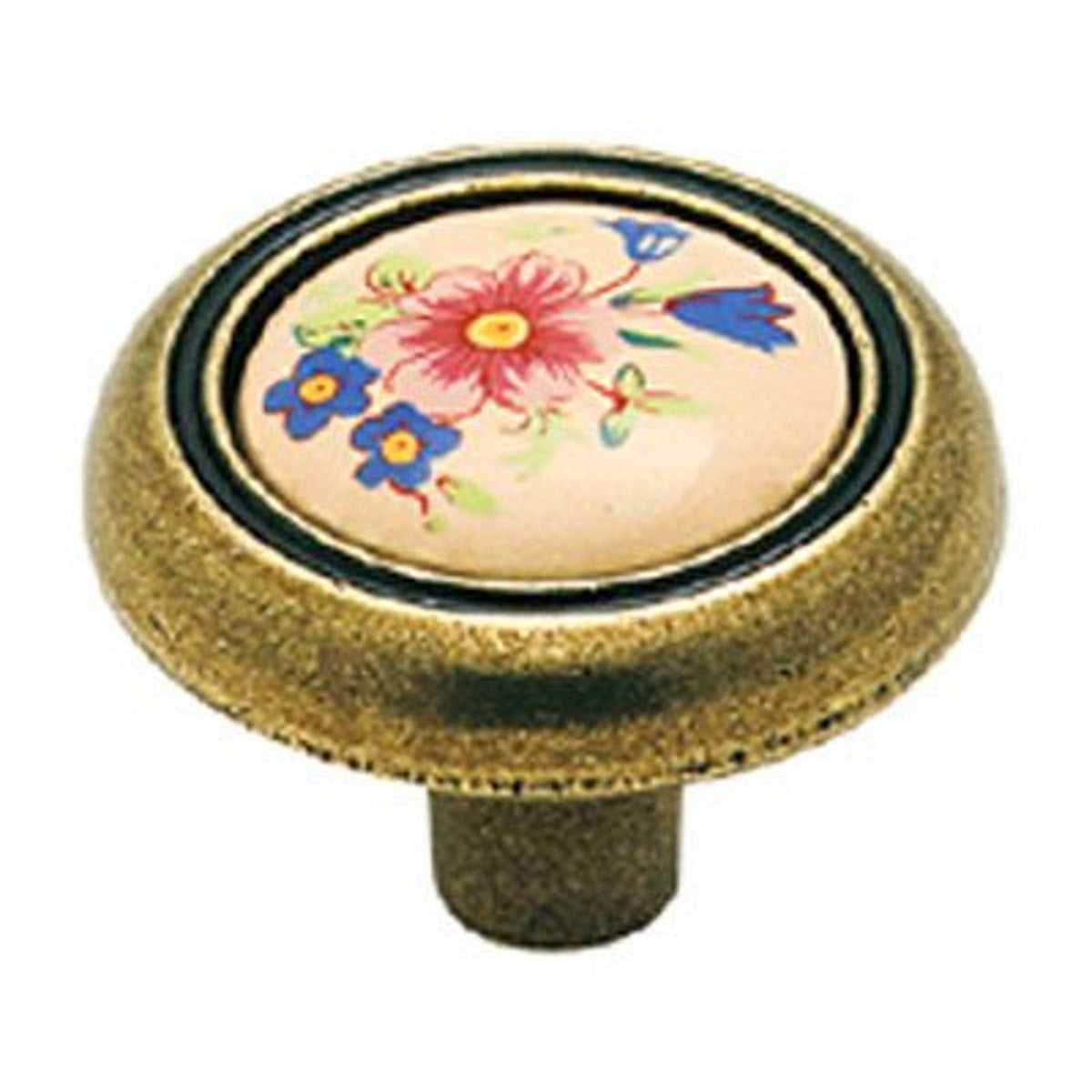 Amerock Hardware BP76244-FALB Royal Family 1 1/4" Cabinet Knob w/Ceramic Center