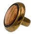 Amerock Allison Antique Brass Oak Wood Center 1 1/4" Round Cabinet Pull Knob BP76244OB